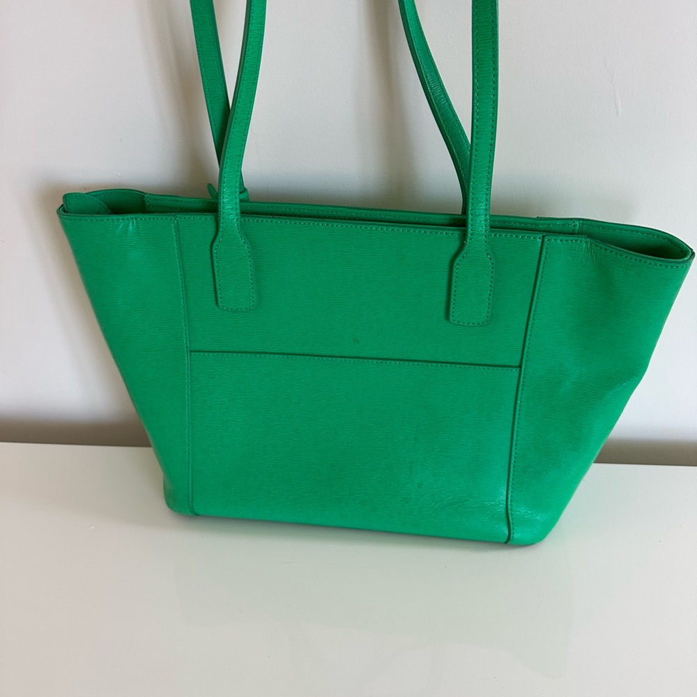 Ralph Lauren Vibrant Green Tote - Picture 3 of 9